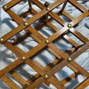 Elegant Wooden Wine Rack